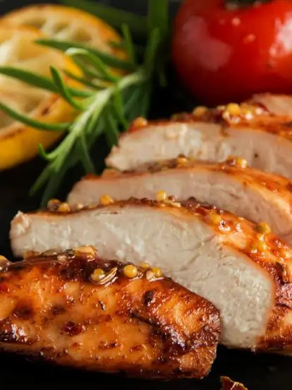 Pechugas de Pollo Glaseadas con Miel y Ajo